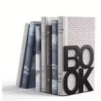 Metalen Boekensteun L-Vorm met Antislip voor Plank of Bureau, Verzenden, Nieuw