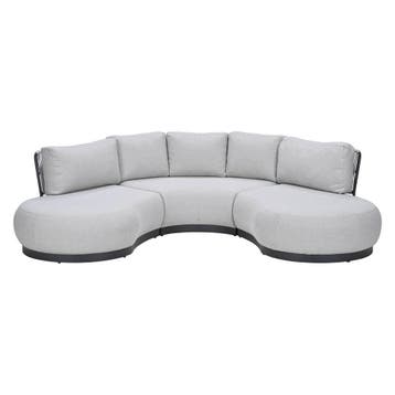 Garden Impressions San Jose loungebank 3-delig chaise longue, Verzenden, Nieuw