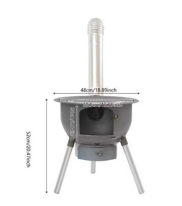 Multifunctioneel Camping Kooktoestel Hout Stove Grill Outdoo, Verzenden, Nieuw