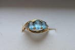 Ring - 18 karaat Geel goud Topaas - Diamant, Nieuw