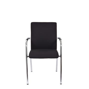 Workliving Vergaderstoel X1 - Comfort Vierpoot Zwart, Verzenden, Nieuw in verpakking