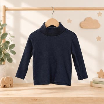 Primark donkerblauwe coltrui maat 68, Gebruikt, Ophalen of Verzenden, Primark, Truitje of Vestje