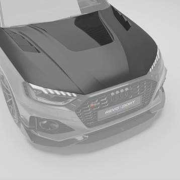 Audi RS4 B9.5 Avant Revozport Carbon motorkap, Verzenden