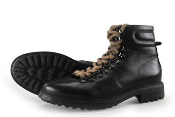 Stefano Lauran Veterboots in maat 43 Zwart, Kleding | Heren, Schoenen, Zwart, Boots, Zo goed als nieuw, Stefano Lauran