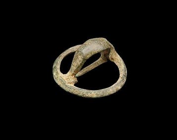 Keltisch Brons Iberische broche - 29 mm (Zonder