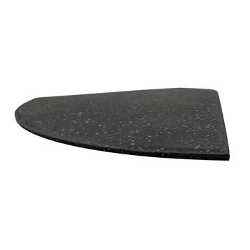 Hoekstuk rubber rand sportvloer 'FIFTEEN' - 25x25, Sport en Fitness, Verzenden, Nieuw