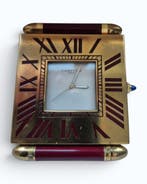 Reisklok - Cartier - Messing - 1990-2000 - Volledige set