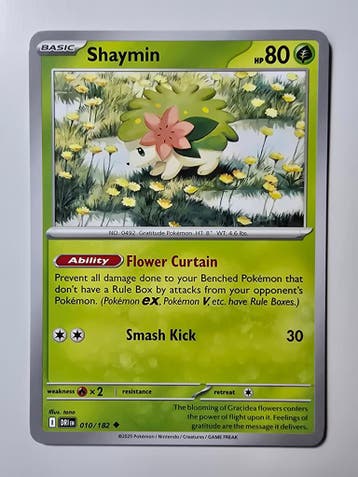SHAYMIN (DESTINED RIVALS 010/182) (TRADING CARD), Verzenden, Gebruikt