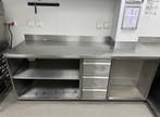 Rvs werktafel, Zakelijke goederen, Ophalen of Verzenden, Gebruikt, RVS Meubilair