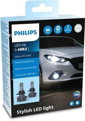 Philips Ultinon Pro3022 LED-HL HiR2 / 9012 set LUM11012U3022, Auto-onderdelen, Verlichting, Verzenden
