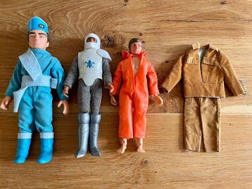 IR-man - Action figure Vintage Actiefiguren Lot jaren