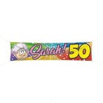 Banner Sarah 180x40cm, Verzenden, Nieuw, Feestartikel
