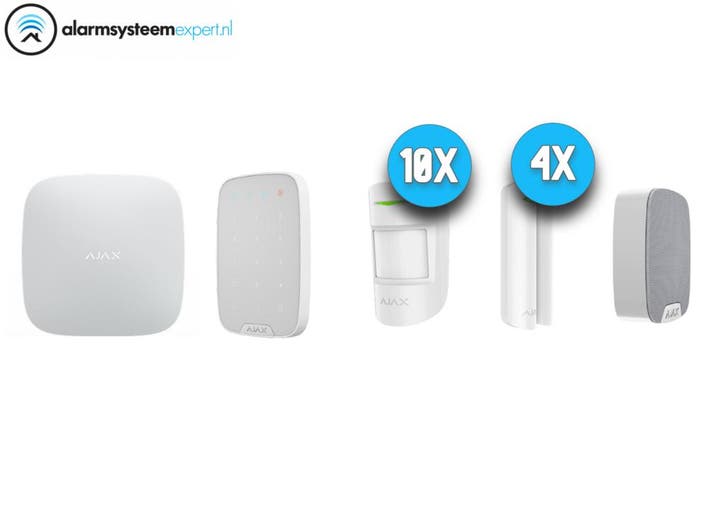 Alarmsysteem Kit 6 Draadloos (Wit), Doe-het-zelf en Verbouw, Alarmsystemen, Nieuw, Ophalen of Verzenden