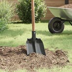 vidaXL Schep Hoofd 4 pcs Zilver 33 x 21 cm Gepoedercoat, Tuin en Terras, Verzenden, Nieuw