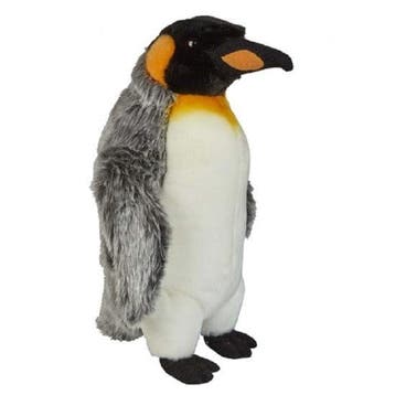 Koningspinguïn knuffel - pluche - 32 cm - pooldieren, Verzenden, Nieuw