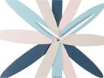 2dekans | Karlsson Wandklok Bloom - Multicolor - Ø45cm -, Huis en Inrichting, Woonaccessoires | Klokken, Ophalen of Verzenden
