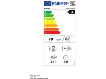 Samsung DV90DB7845GBU3 - Warmtepompdroger - 9kg laadvermogen, Verzenden, Zo goed als nieuw
