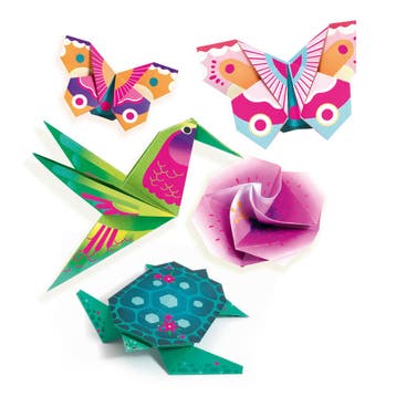 Djeco origami knutselset Tropische  van €5,99 voor €5,39, Ophalen of Verzenden, Nieuw
