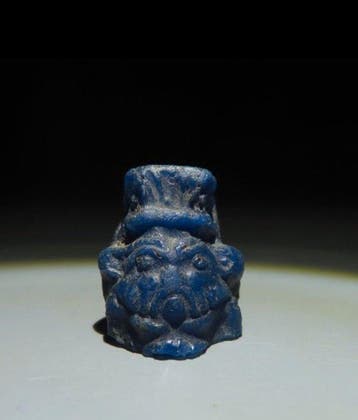 Oud-Egyptisch glasachtige pasta Amulet