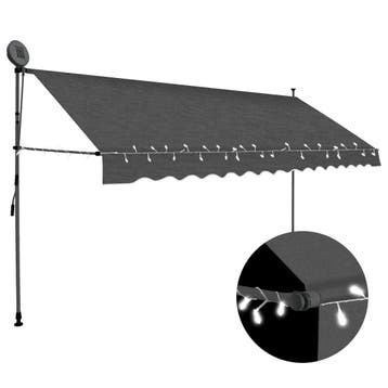 Zonnescherm 400cm Antraciet | Retourdeal 58% Korting, Tuin en Terras, Gebruikt, Ophalen of Verzenden, 250 cm tot 450 cm, Uitvalscherm