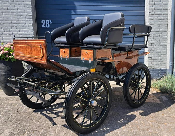 Easy-step doorloop wagen koets rijtuig, Dieren en Toebehoren, Rijtuigen en Koetsen, Overige typen, Zo goed als nieuw, Paard of Pony