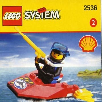 LEGO Divers Jet Ski 2536, Verzenden, Nieuw, Complete set, Lego