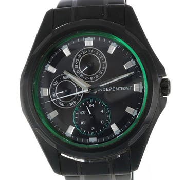 Citizen - Independent Multi-Calendar Black & Green Stealth, Nieuw