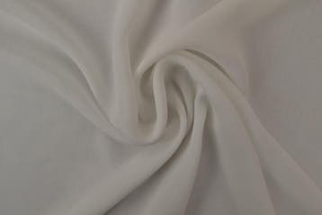 Chiffon Gebroken wit - rol 60 meter, Verzenden, Nieuw
