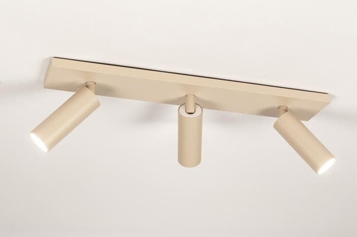 Rietveld Spots - Beige - Aluminium, Huis en Inrichting, Lampen | Hanglampen, Verzenden