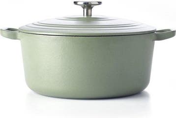 BK Bourgogne Braadpan Gietijzer 24cm 4.2l Olijfgroen, Nieuw