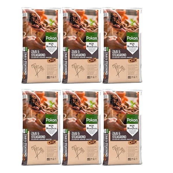 Bio zaai- & stekgrond | Pokon | 120 liter, Tuin en Terras, Aarde en Mest, Verzenden