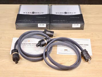 Wireworld Audio Platinum Electra 7 high end audio power cabl, Ophalen of Verzenden, Gebruikt, Overige kabels