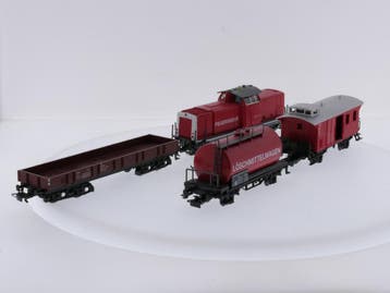 Schaal H0 Märklin 29750 brandweertrein van de DB. Digitaa.., Wisselstroom, Gebruikt, Overige typen, Ophalen of Verzenden