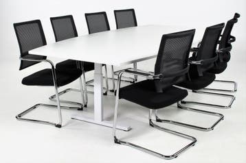 Vergadertafel 260  TUBE wit 260x120, Ophalen of Verzenden, Nieuw in verpakking