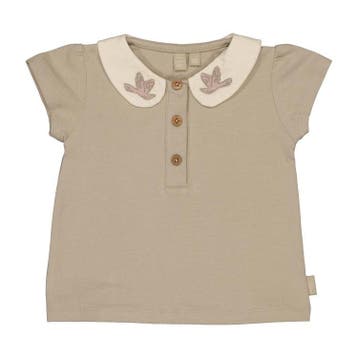 Levv Shirt Greige - 50 (0-1 maanden), Ophalen of Verzenden, Nieuw