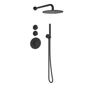Sani Royal Pro Inbouw Regendouche Mat Zwart Messing met 2, Doe-het-zelf en Verbouw, Nieuw