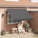 vidaXL Luifel handmatig uittrekbaar 300 cm antraciet, Verzenden, Nieuw