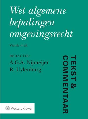 Wet algemene bepalingen omgevingsrecht / Tekst & Commentaar, Verzenden, Zo goed als nieuw
