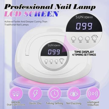 380W UV LED Nagel Lamp - 84 LEDs, Snellrogend & Automatische, Verzenden, Nieuw
