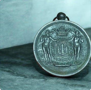 Penning - Belgium, Antwerpse Herdenkingsmedaille 1885 –