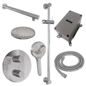 Brauer Chrome Edition Thermostatische Regendoucheset Inbouw, Ophalen of Verzenden, Nieuw