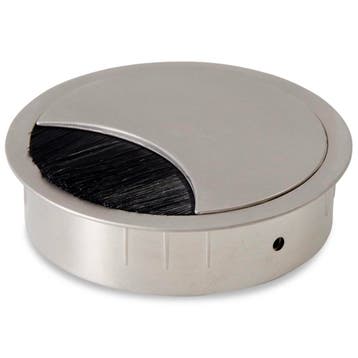 Kabeldop Shift 80 - RVS Metaal | Inbouw | 80 mm, Doe-het-zelf en Verbouw, Elektra en Kabels, Ophalen of Verzenden, Nieuw