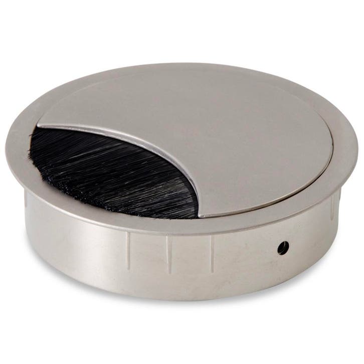 Kabeldop Shift 80 - RVS Metaal | Inbouw | 80 mm, Doe-het-zelf en Verbouw, Elektra en Kabels, Ophalen of Verzenden