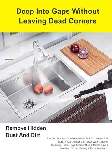 2dekans | ETLIFE Steam Cleaner, 1200 W, 3 Bar Steam, Ophalen of Verzenden