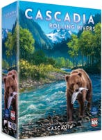 Cascadia - Rolling Rivers | AEG spellen - Dobbelspellen, Hobby en Vrije tijd, Gezelschapsspellen | Bordspellen, Verzenden, Nieuw