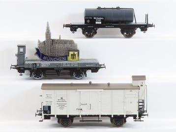 Brawa H0 - 2073/48007/48265 - Modeltrein goederenwagon (3) -, Hobby en Vrije tijd, Modeltreinen | H0, Nieuw
