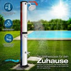 Buitendouche - Tuindouche - Zonneenergie - 60L - Zilver - Ti, Verzenden, Zo goed als nieuw