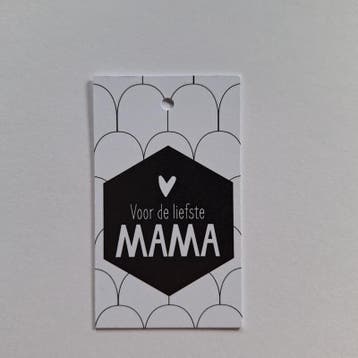 3x Cadeaulabel  Voor de Liefste MAMA  (Per 3 stuks), Ophalen of Verzenden, Nieuw