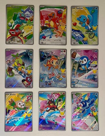 Pokémon - 9 Complete set, Nieuw