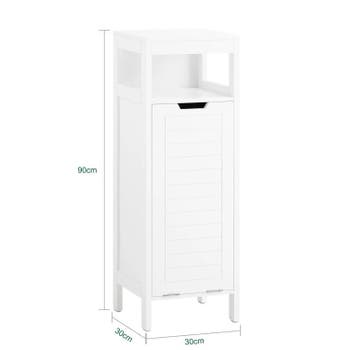 Smalle Waskast met Wasmand en Extra Opbergvak, Verzenden, Nieuw